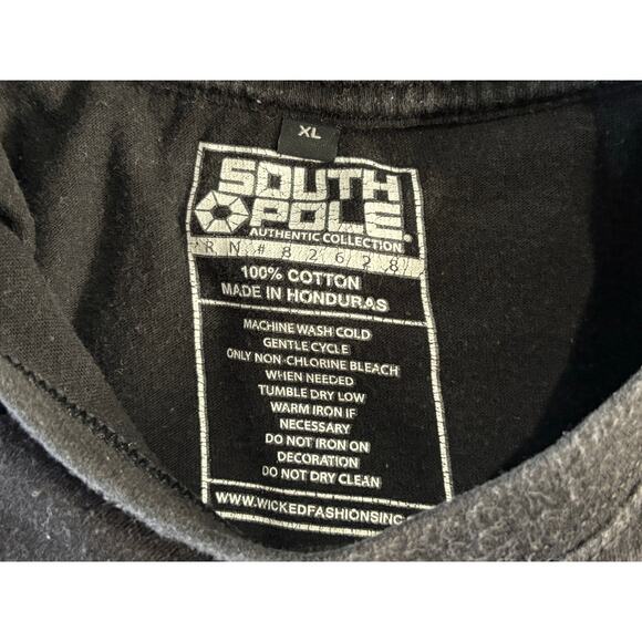 Southpole Men's Size XL T-Shirt Black Grind 2 Build Athletic Collection 1991 - Picture 6 of 16